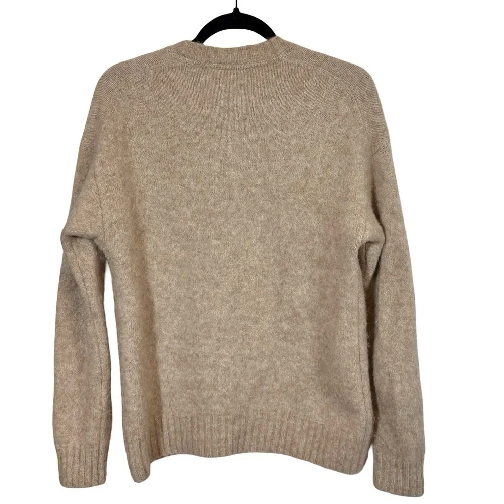 AE77 Premium Alpaca-Blend Sweater in Light Brown American Eagle